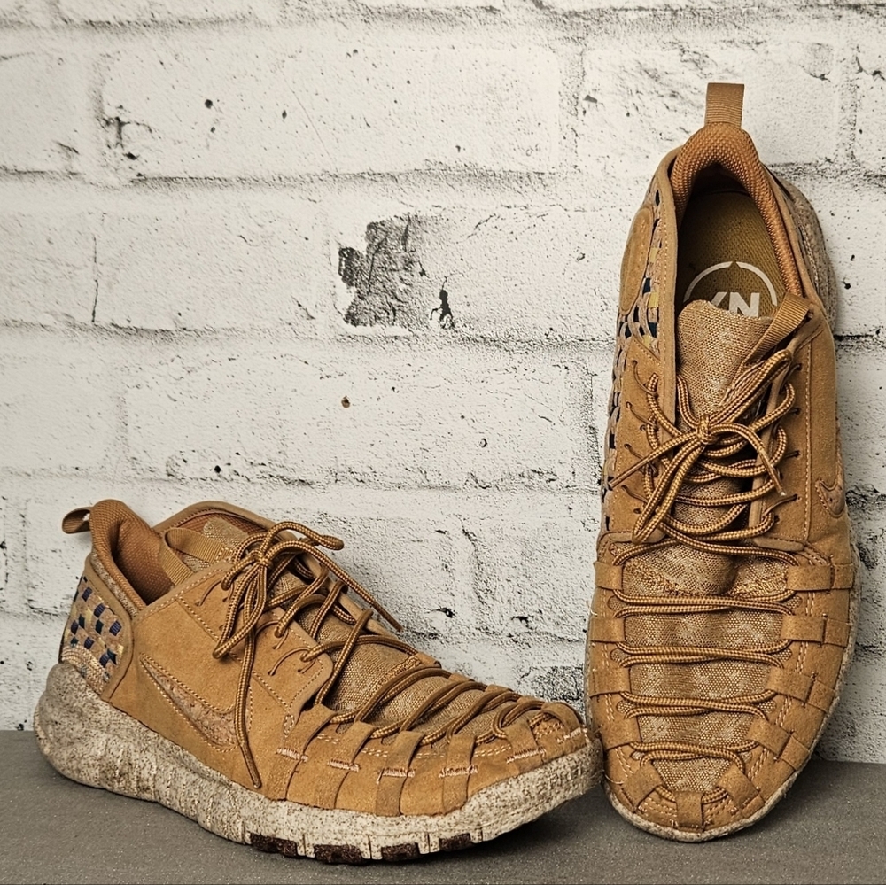 Nike Free Crater Trail Sneakers Tan Wheat Mens 10.5 Sustainable DM3256-700